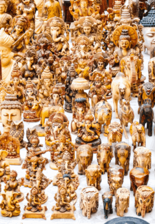 Shopping in Eclectic Bazaars